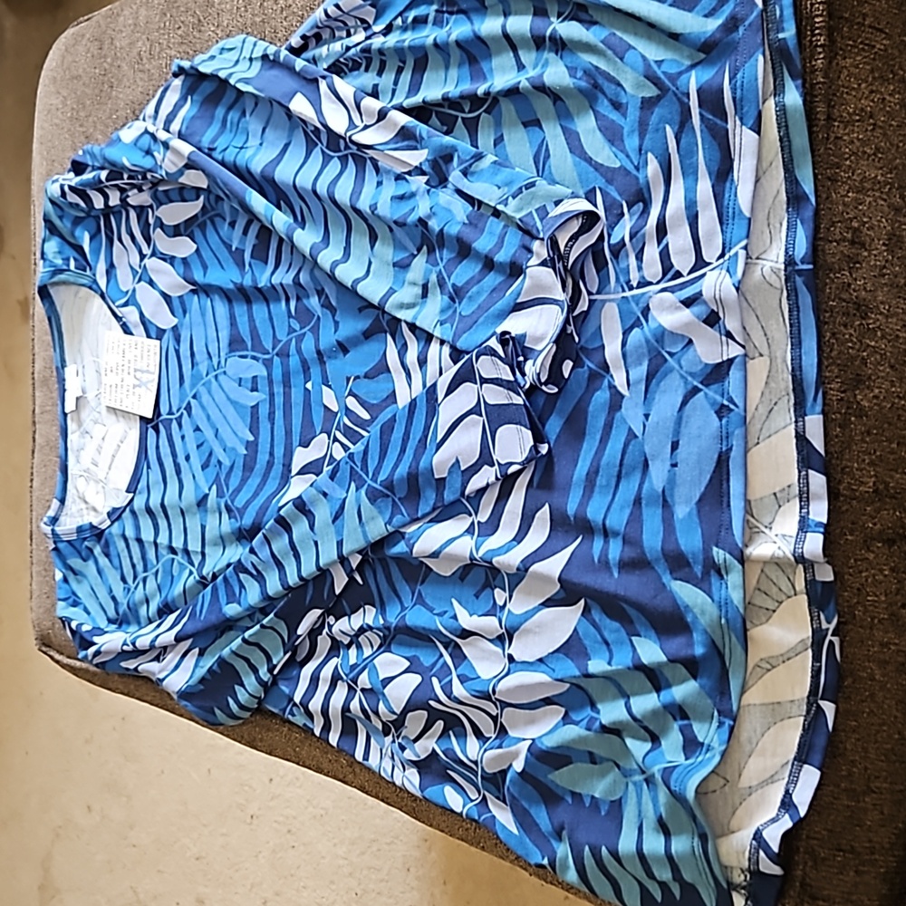 Blue Floral Top by Lularoe